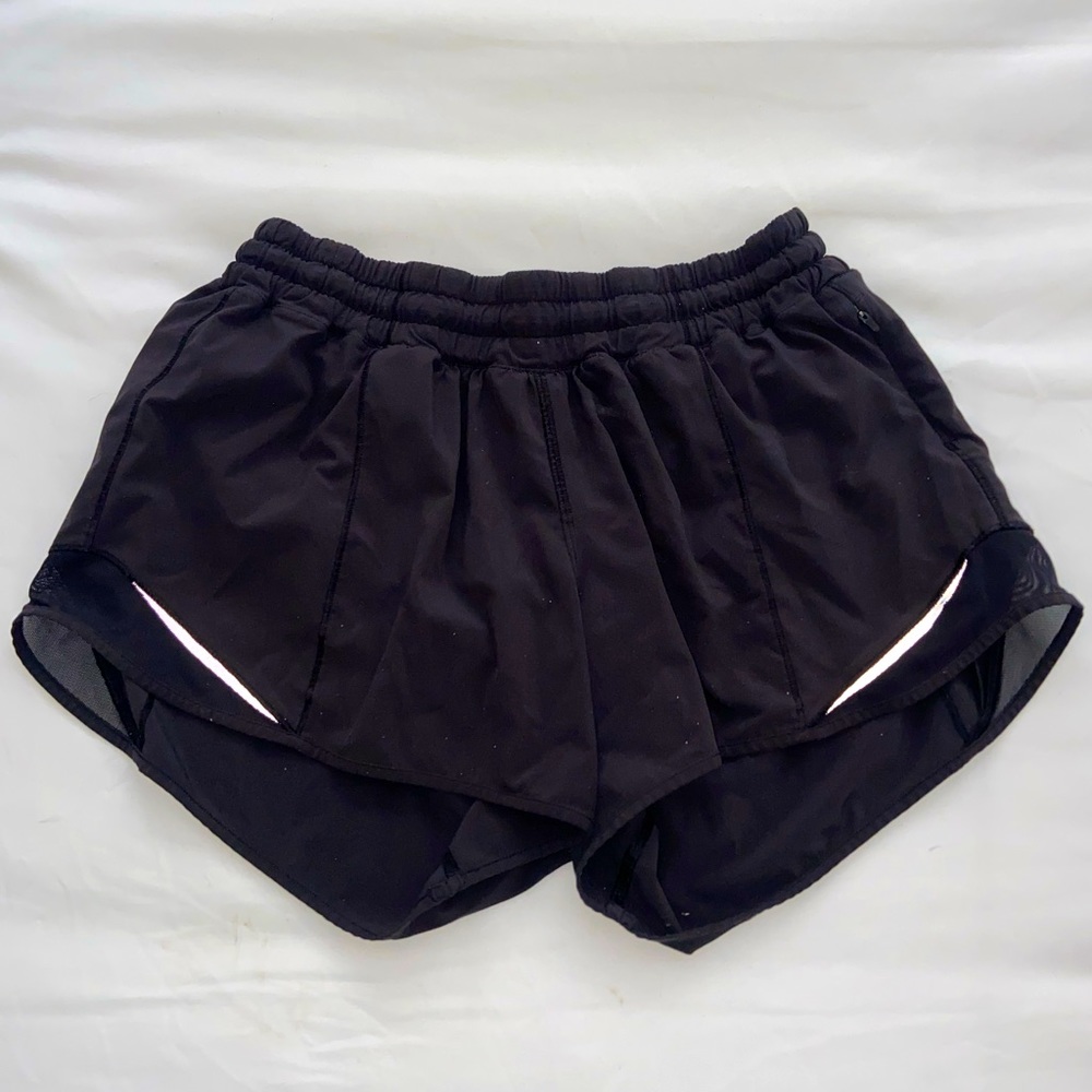 Lululemon Hotty Hot Black Shorts